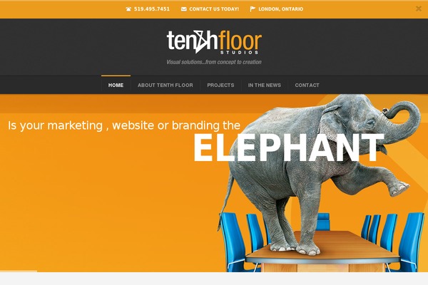 Zeitgeist theme site design template sample