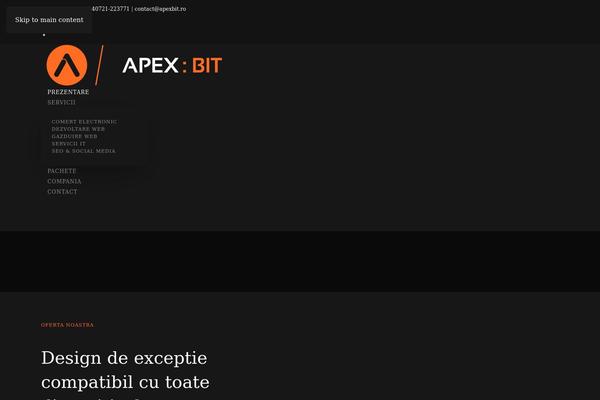 Thegem-elementor theme site design template sample