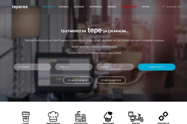 Composer theme site design template sample