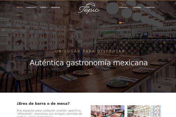 Site using WP Restaurant Manager plugin