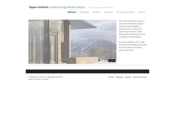 Site using Visual-portfolio plugin