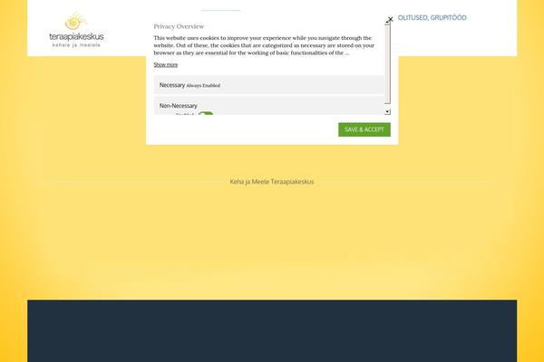 Zero theme site design template sample