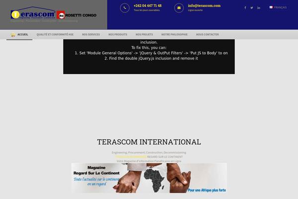 Brick theme site design template sample