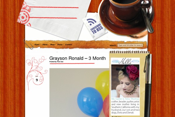 Lucienne theme site design template sample