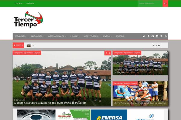 Agazine theme site design template sample