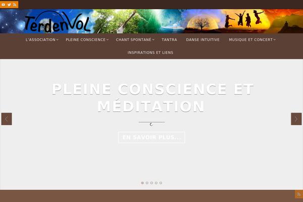Nirvana theme site design template sample