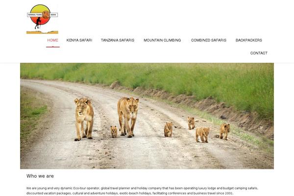 Adventure-tours theme site design template sample