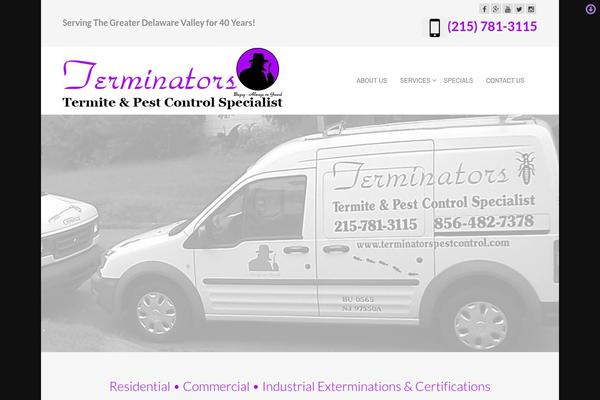 terminatorspestcontrol.com site used Terminators-theme