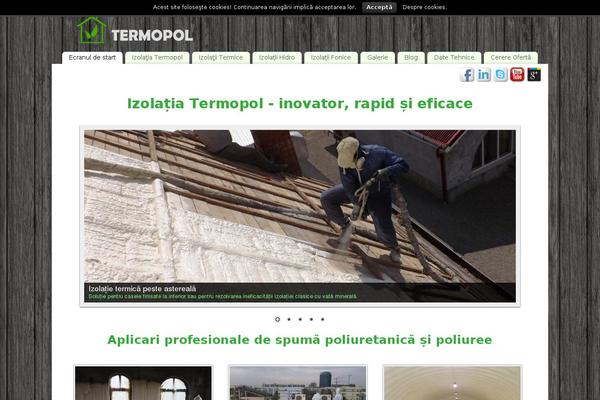 termopol.ro site used Salient