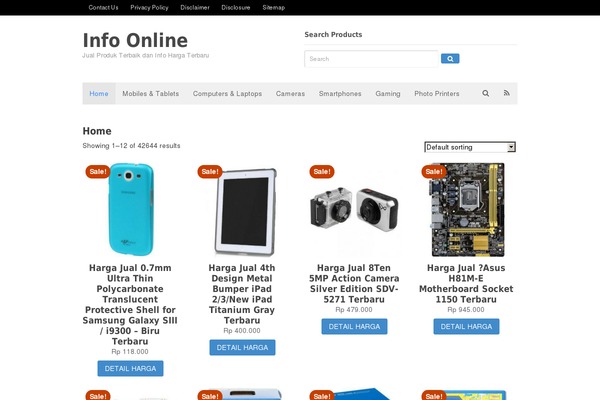 Voluto theme site design template sample