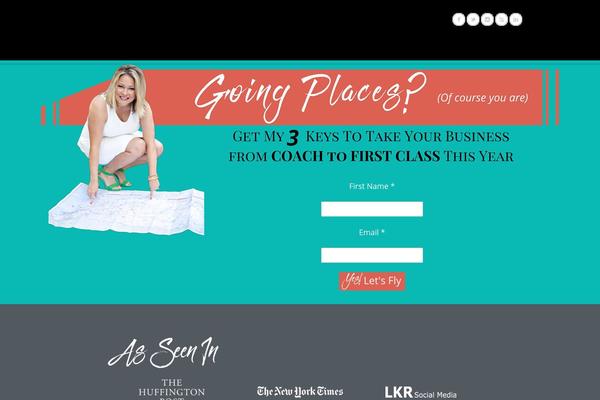 Thrive theme site design template sample