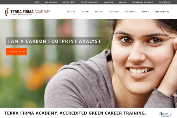 Terrafirma theme site design template sample