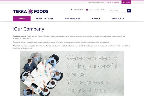 Venedor theme site design template sample