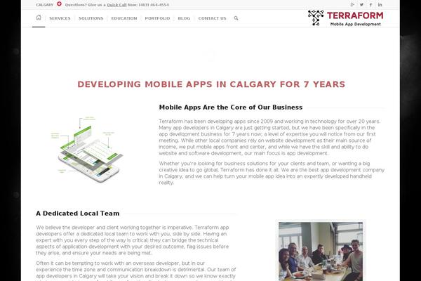 Site using Social Media Widget plugin