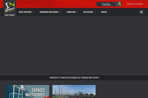 terrain-multisport.net site used Sportnature