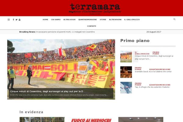 Site using news announcement scroll plugin