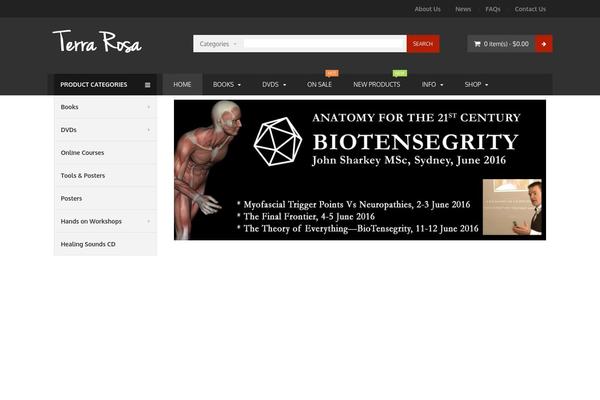 terrarosa.com.au site used pandora