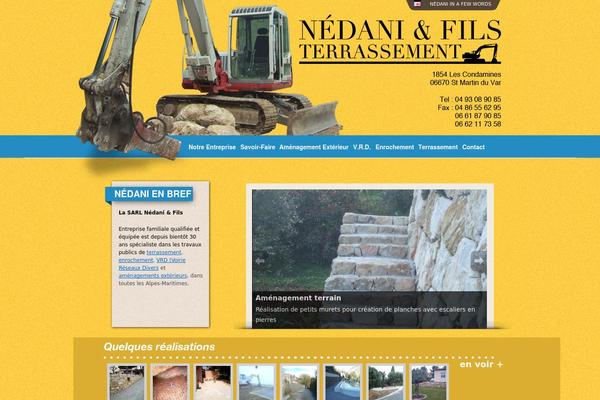 Twentyten-child theme site design template sample