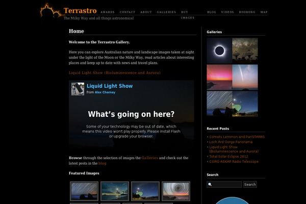 Site using Easy facebook feed plugin