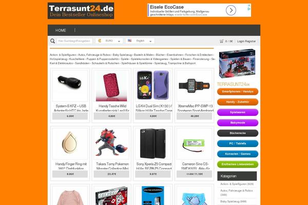 Newses theme site design template sample