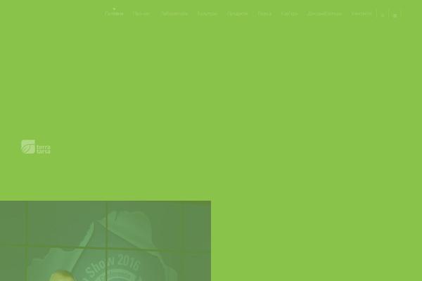 Terra theme site design template sample