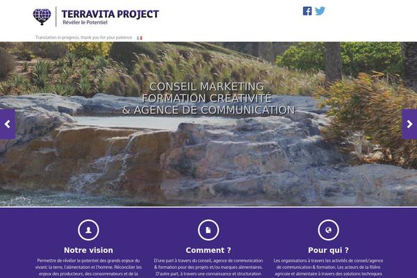 Divi Child theme site design template sample