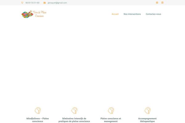 Hypnotherapy theme site design template sample