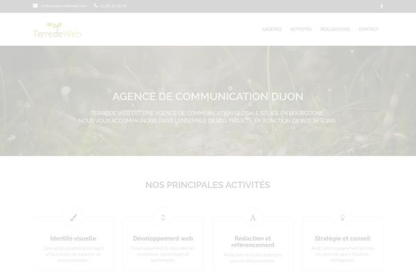 Qaro theme site design template sample