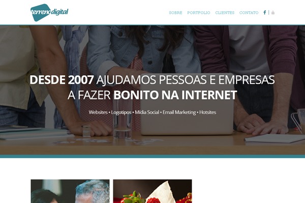 Pofo theme site design template sample