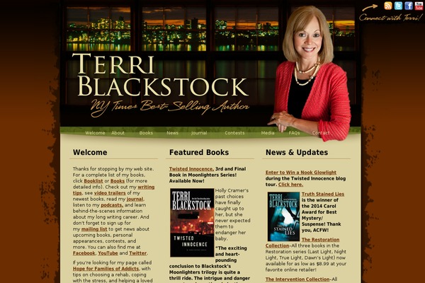 Site using MyBookTable Bookstore by Author Media plugin