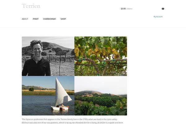 Storefront Child theme site design template sample