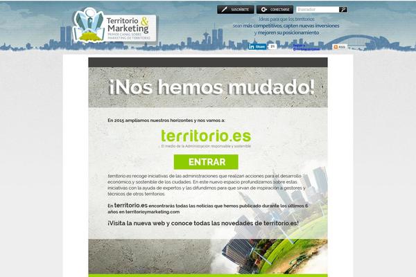 territorioymarketing.com site used PressBook Grid Blogs