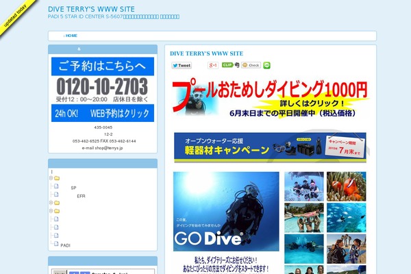 terrys.jp site used Travel Agency