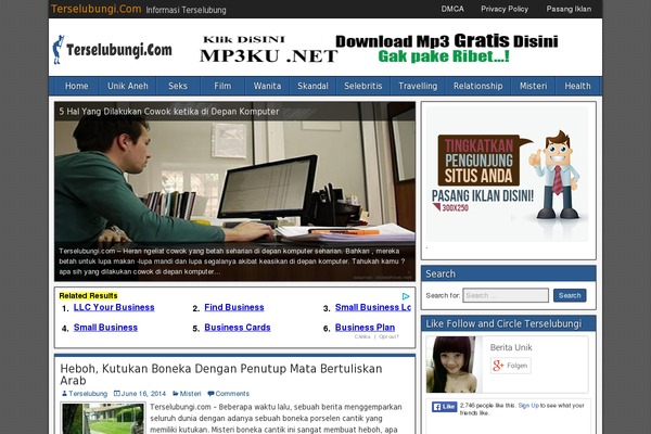 terselubungi.com site used Blog-nano