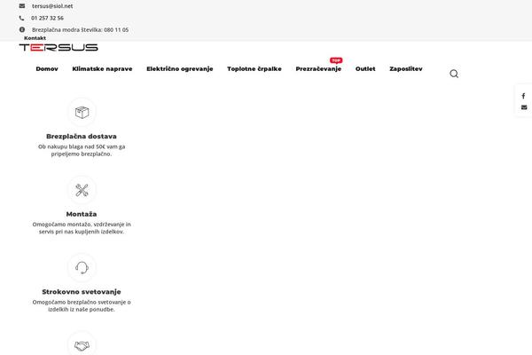 Tersus theme site design template sample