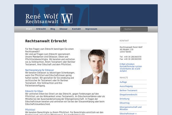 testament-erbe-und-pflichtteil.de site used Anwaltskanzlei-wolf-wol-erbrecht