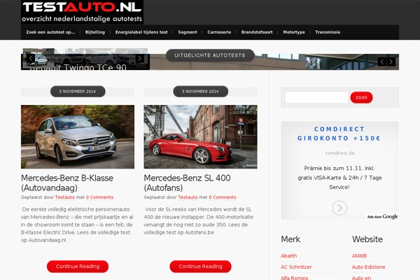 testauto.nl site used Smart-mag2