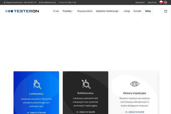 testeron.pl site used Integrio