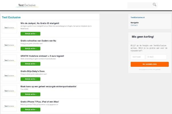 Universalx theme site design template sample