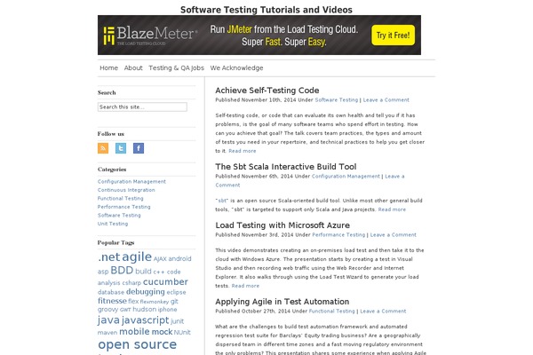 Fluida theme site design template sample