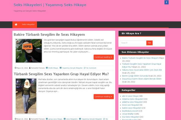 Magazine Style theme site design template sample