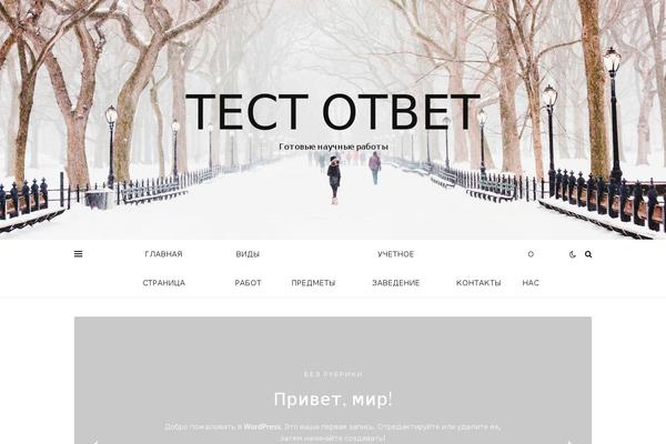 Ashe theme site design template sample