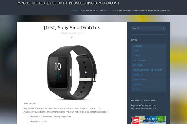 Story theme site design template sample