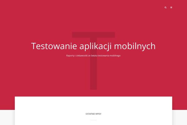 Typology theme site design template sample