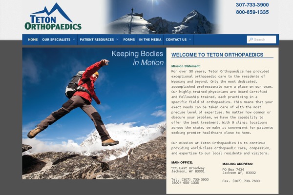 Site using WP MMenu Lite plugin