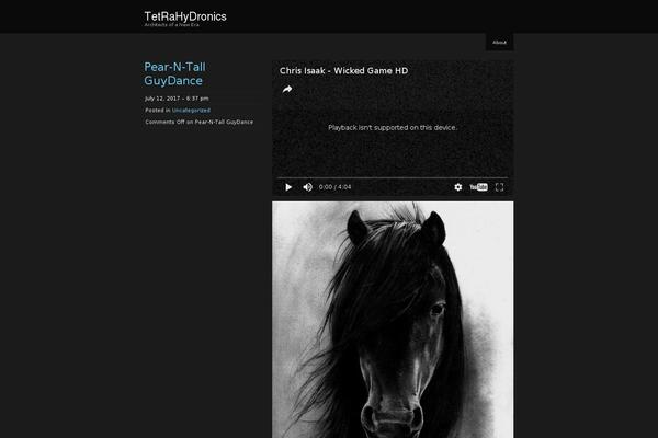 ChaosTheory theme site design template sample