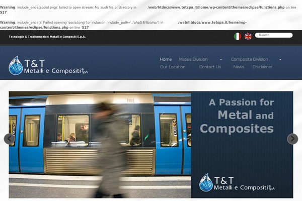 tetspa.it site used Realfactory