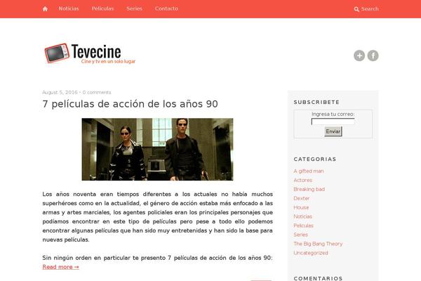 tevecine.com site used Magazine Pro