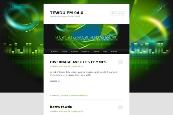 Site using Podcasting Plugin by TSG plugin
