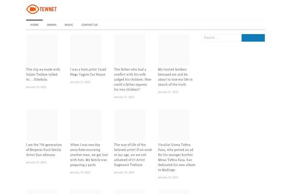 Semicolon theme site design template sample